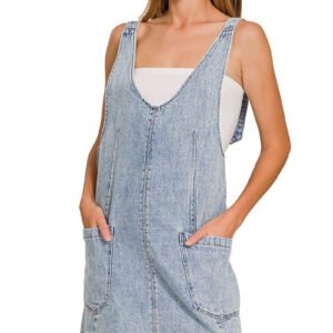 Denim Overall Dress