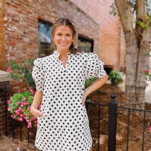 Polka Dot Mini Dress