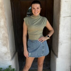 Wrap Mini Skirt