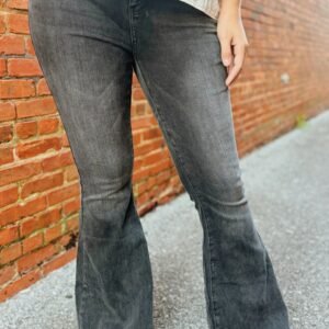Black High Rise Super Flare